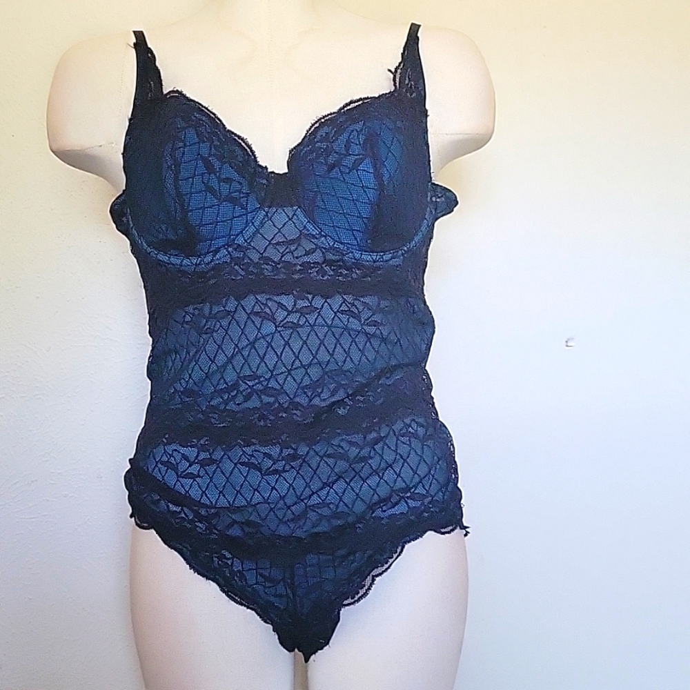 Lace Black Teddy